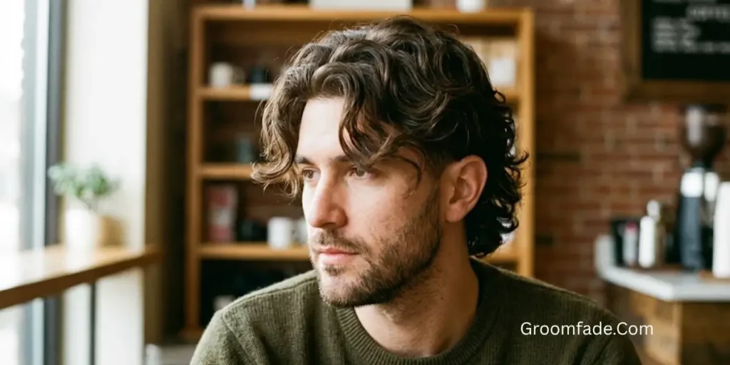 Reverse Mullet for Wavy Hair