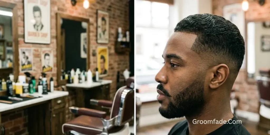 Shadow Fade Haircut for Black Men