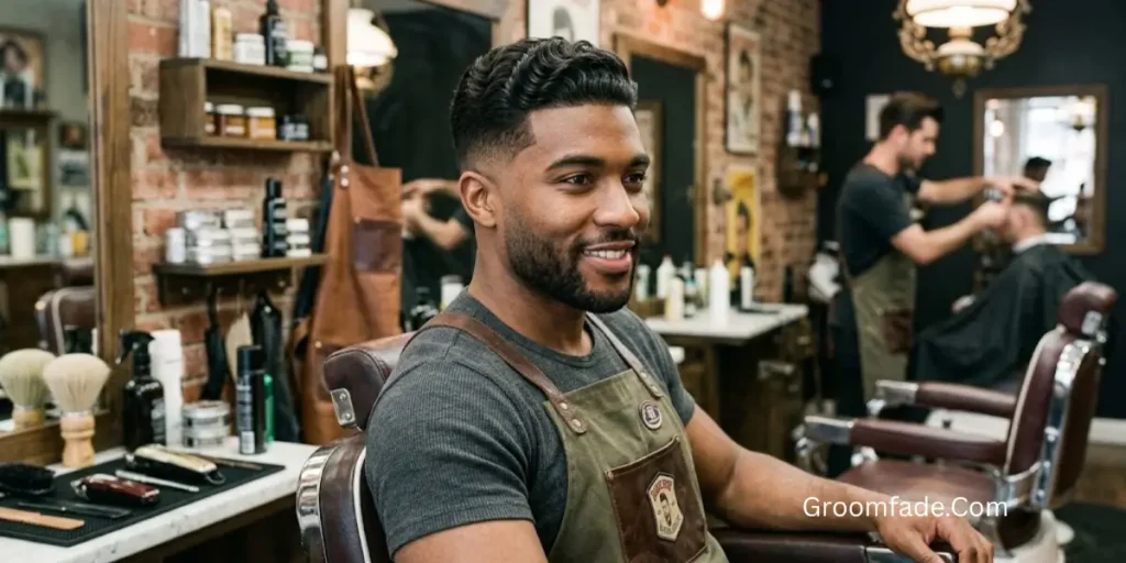 Shadow Fade Haircut for Wavy Hair