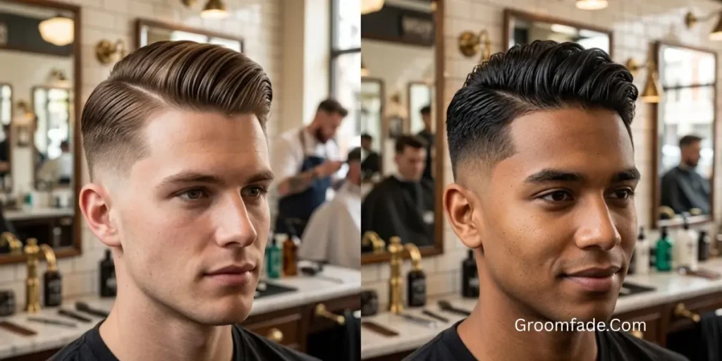 Shadow Fade with Comb Over
