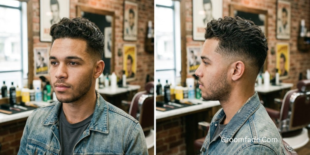 Shadow Fade with Textured Top