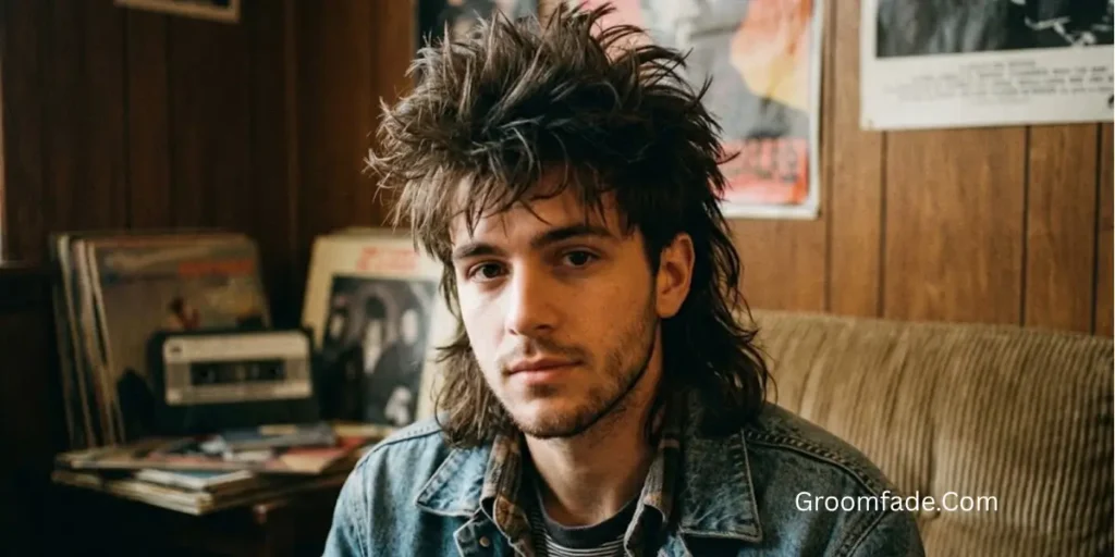 Spiky 80s Mullet
