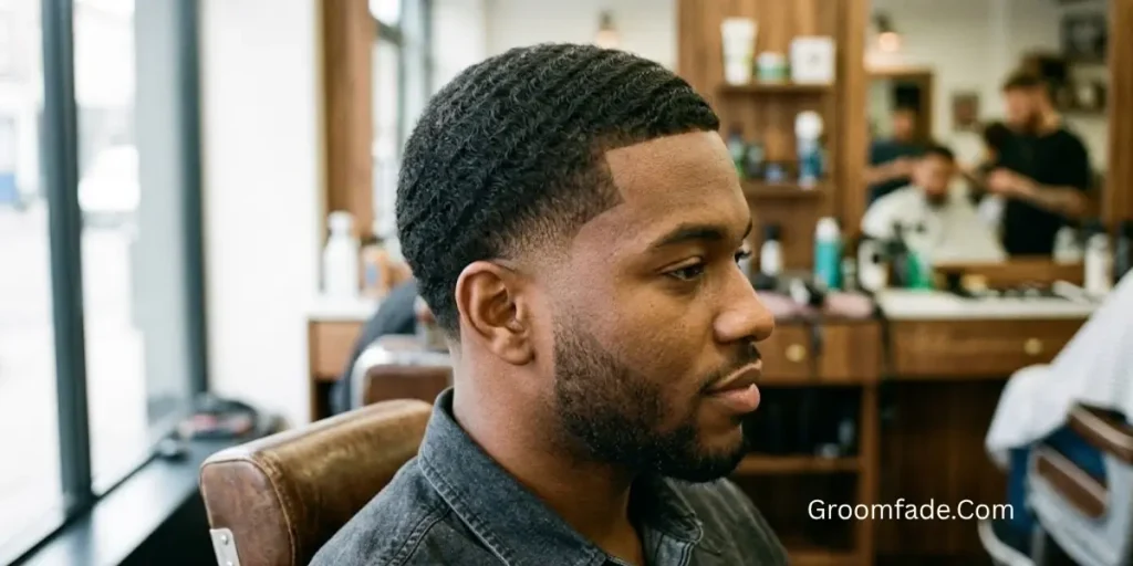 Temp Fade for Wavy Hair