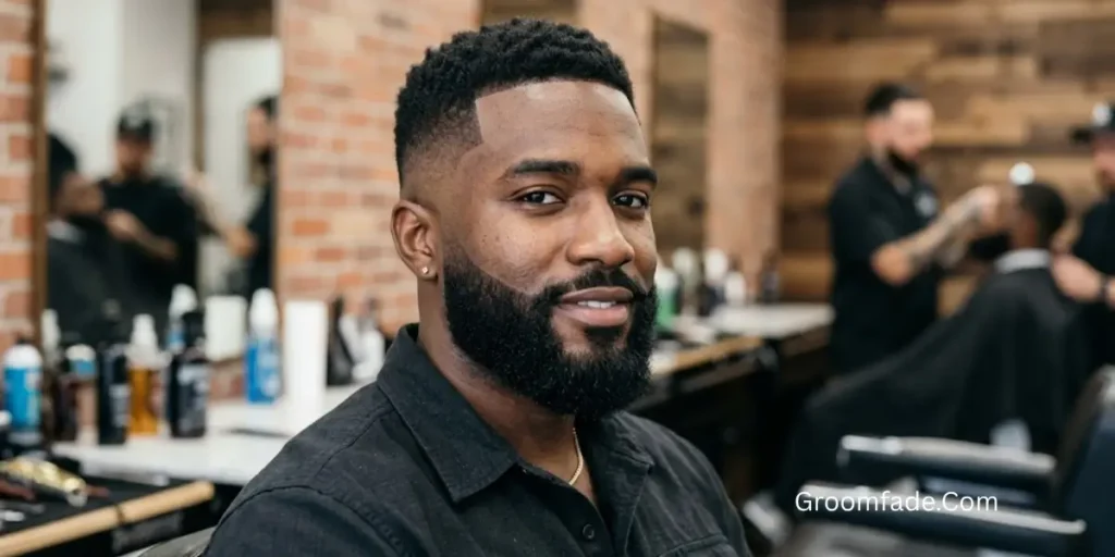 Temp Fade with Beard