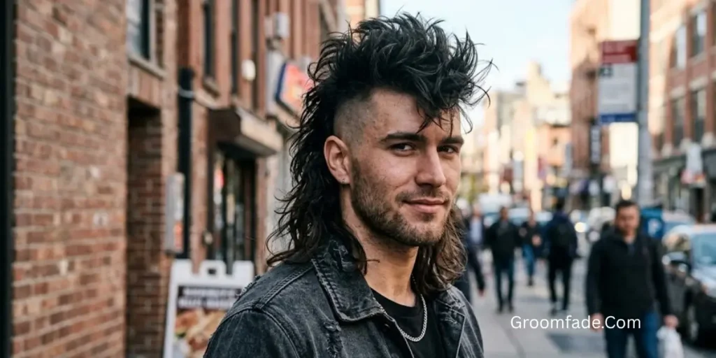 Textured Mohawk Mullet