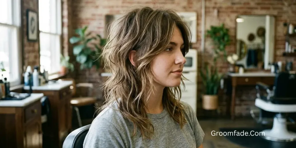 Textured Reverse Mullet