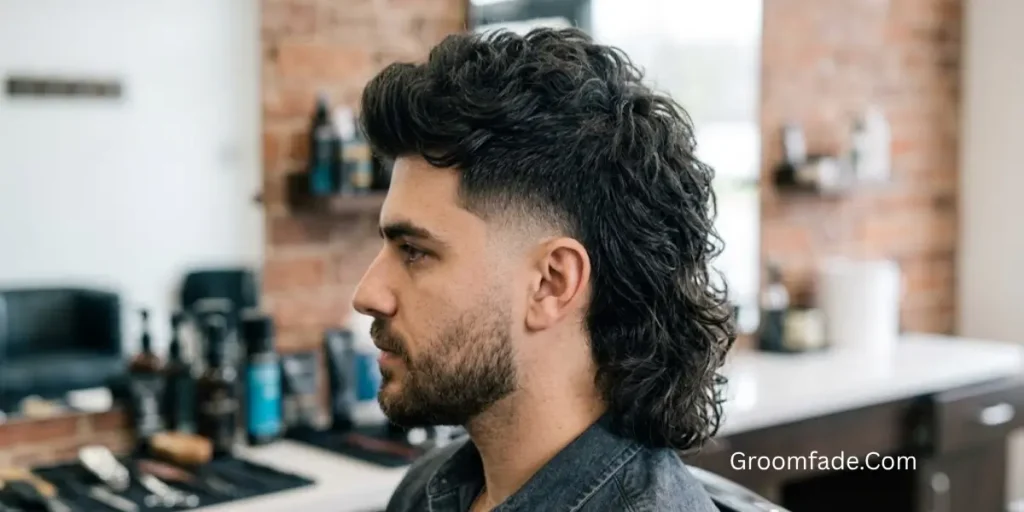 Classic Curly Mullet