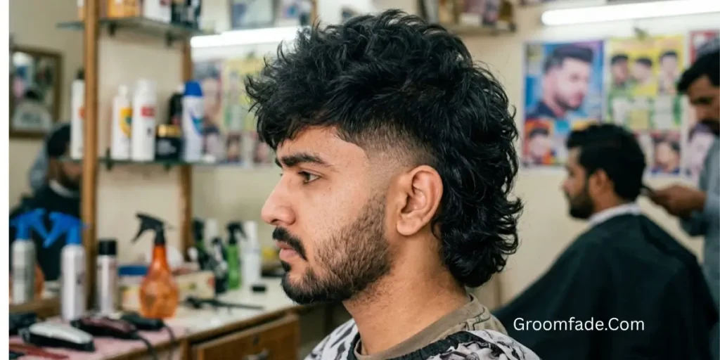High Taper Fade Mullet
