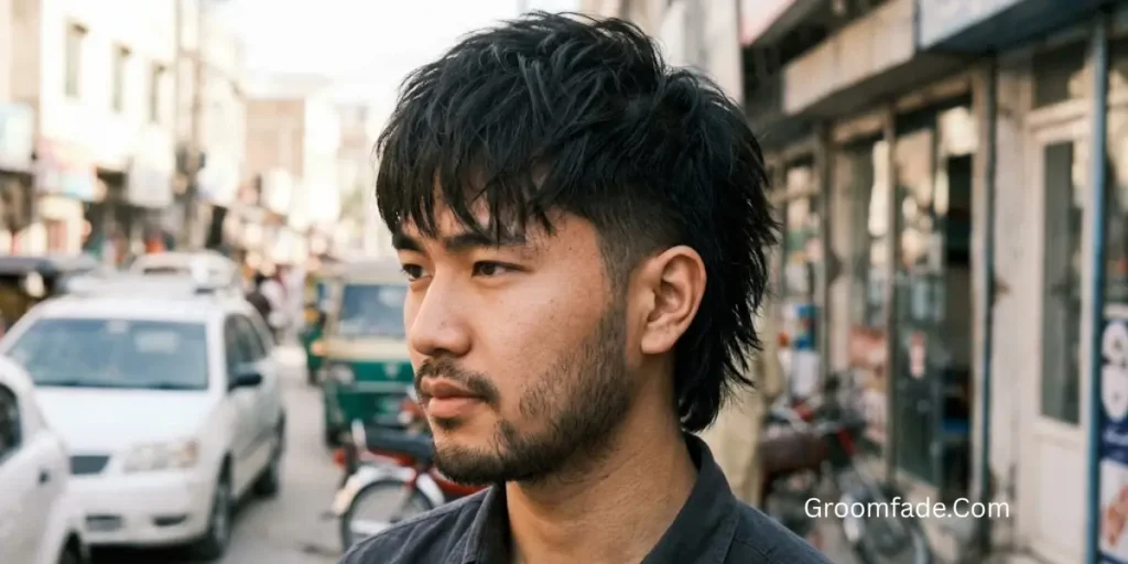 Layered Short Mullet