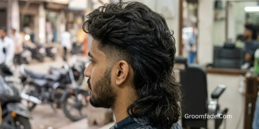 Long Mullet Taper Fade
