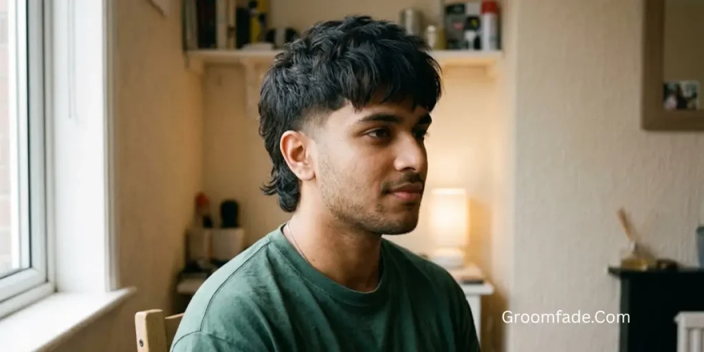 Short Modern Mullet with Fringe