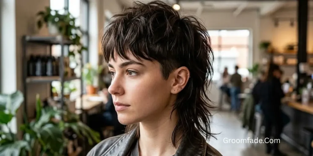 Short Mullet Haircut Women