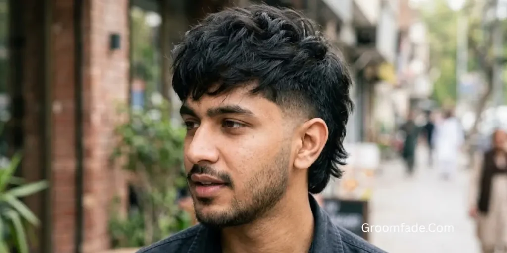 Short Mullet for Thick Hair