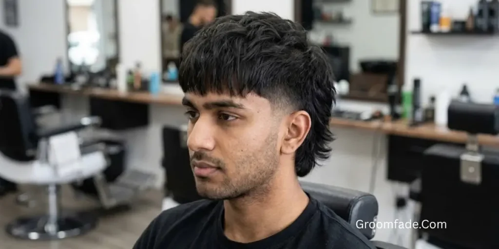 Short Mullet with Fringe