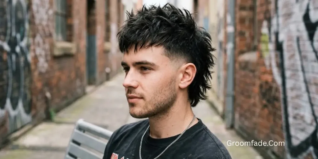 Spiky Short Mullet